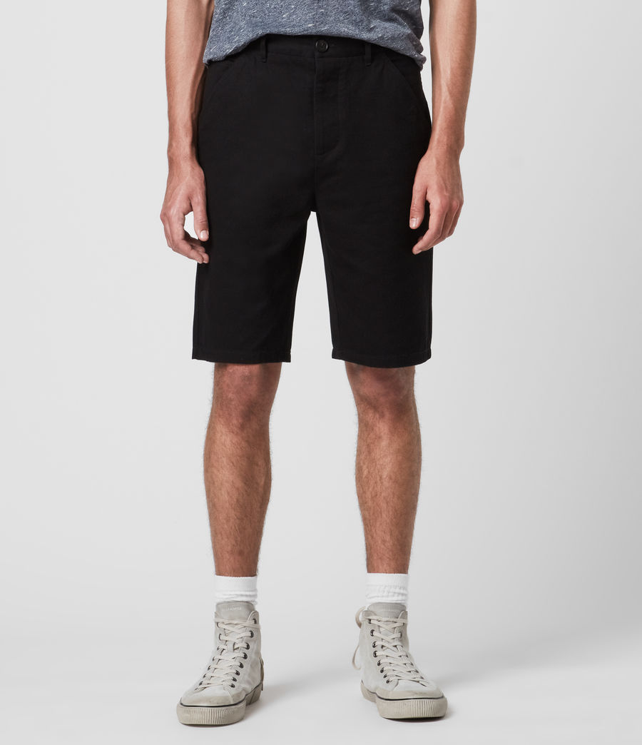 black chino shorts mens