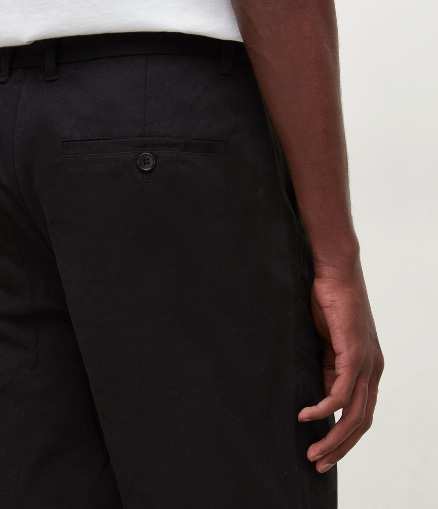 Mens Colbalt Chino Shorts (black) - Image 4