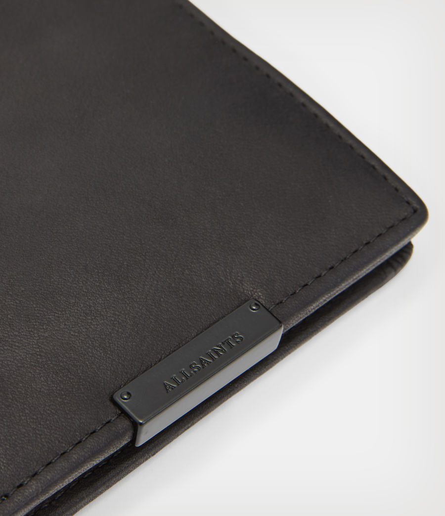 Mens Attain Leather Cardholder Wallet (black) - Image 4