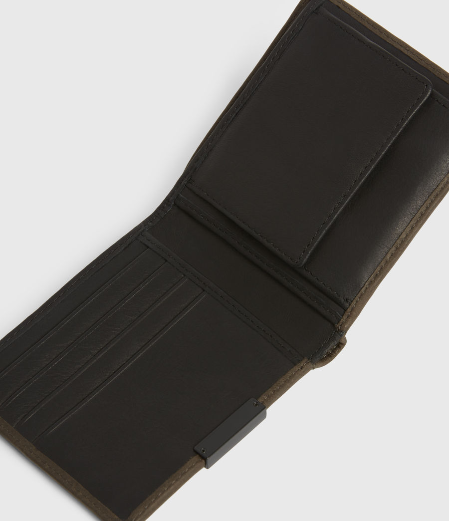 Men's Blyth Leather Wallet (dark_khaki_black) - Image 2