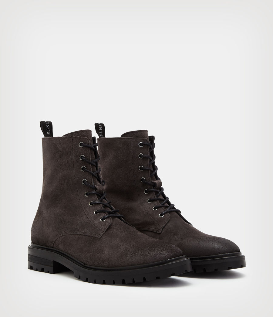 Men's Tobias Suede Boots (grey) - Image 3