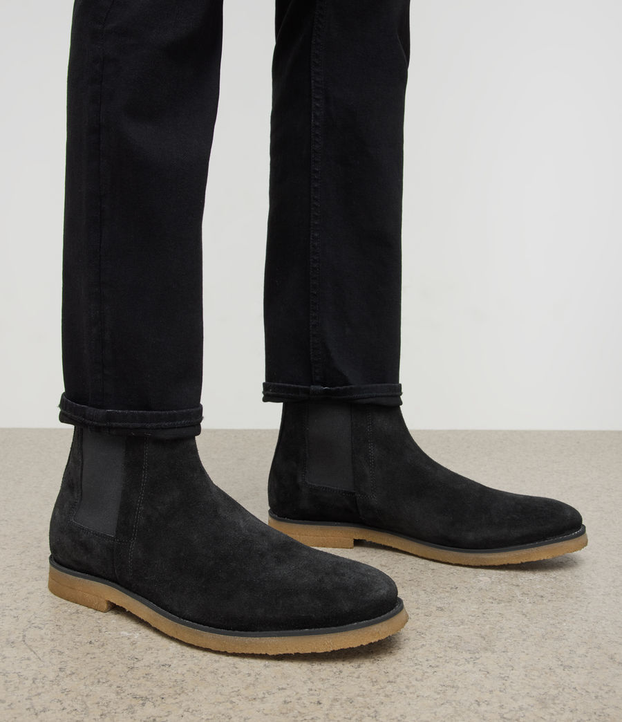 Men's Rhett Suede Boots (black) - Image 2