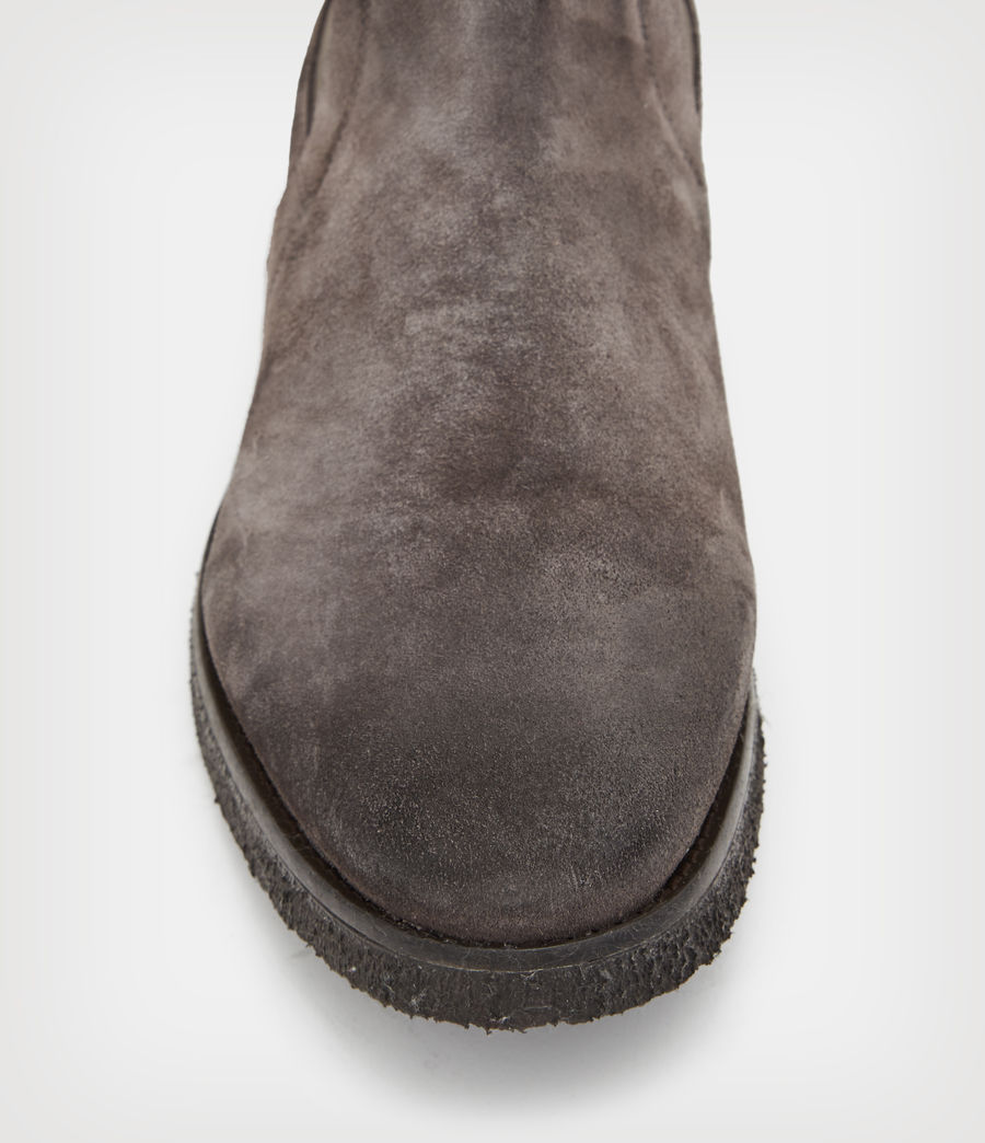 Mens Rhett Suede Boots (charcoal_grey) - Image 3