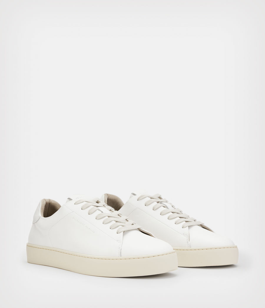 Men's Klip Low Top Leather Trainers (white) - Image 3
