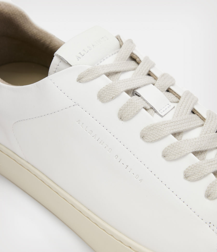 Men's Klip Low Top Leather Trainers (white) - Image 4