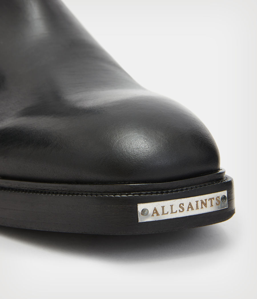 Herren Davy Leather Boots (black) - Image 4