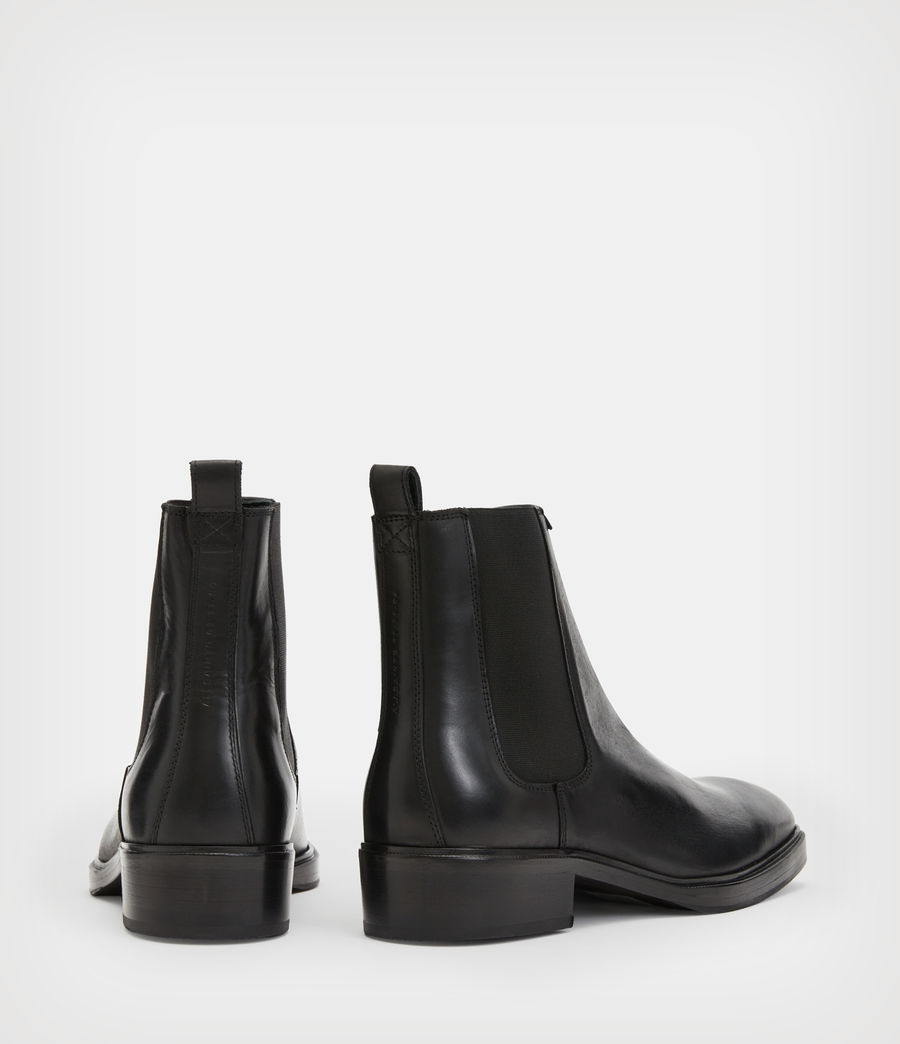 Herren Davy Leather Boots (black) - Image 6