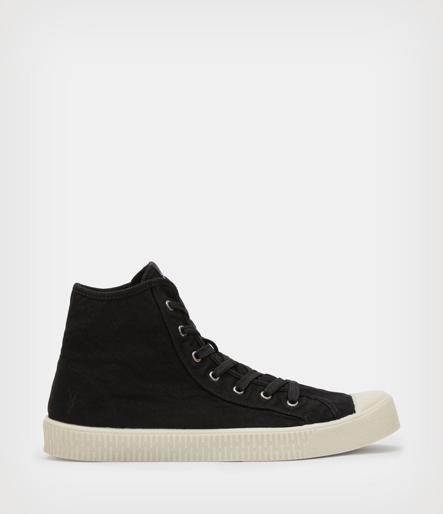 Men's Max High Top Trainers (black) - Image 1