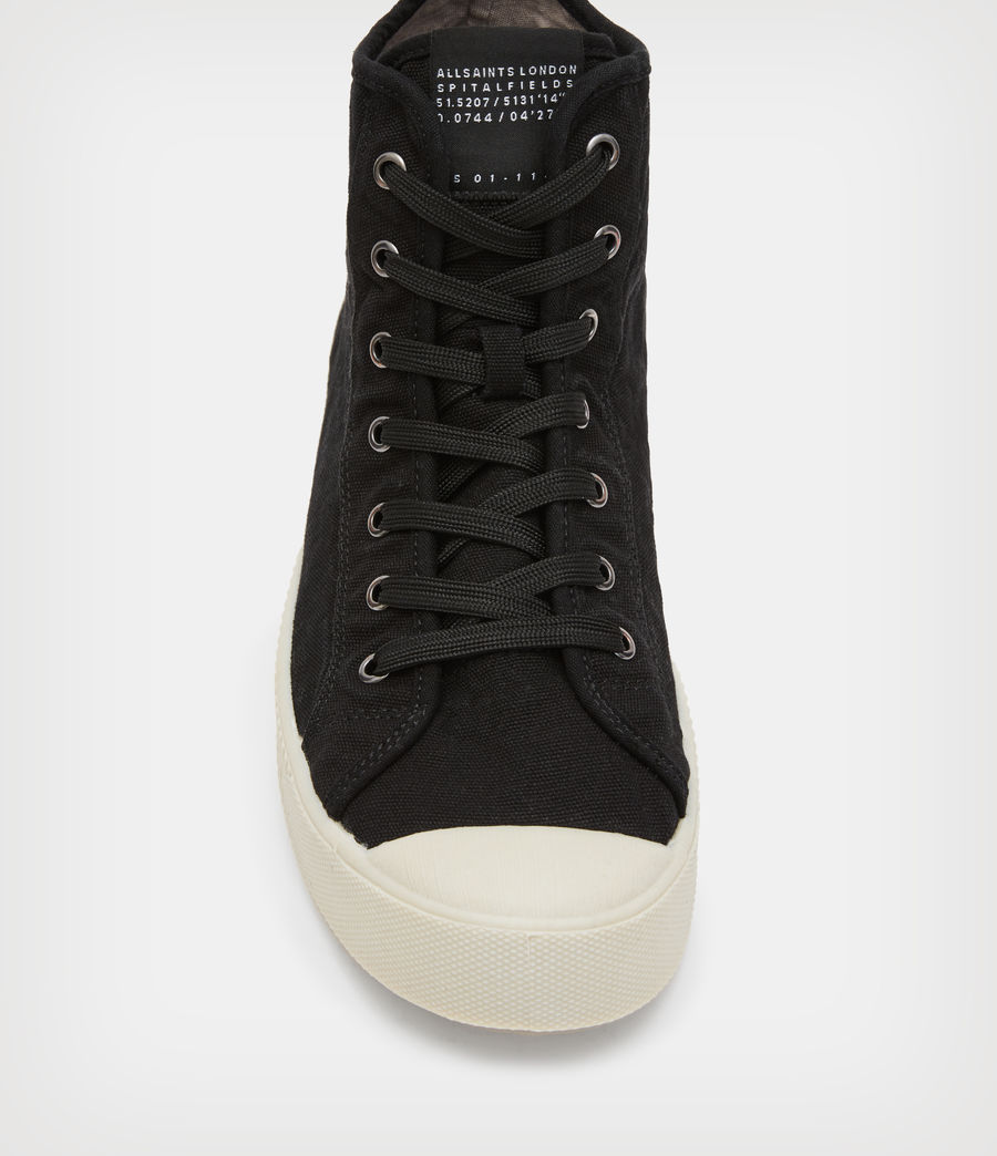 Men's Max High Top Trainers (black) - Image 3