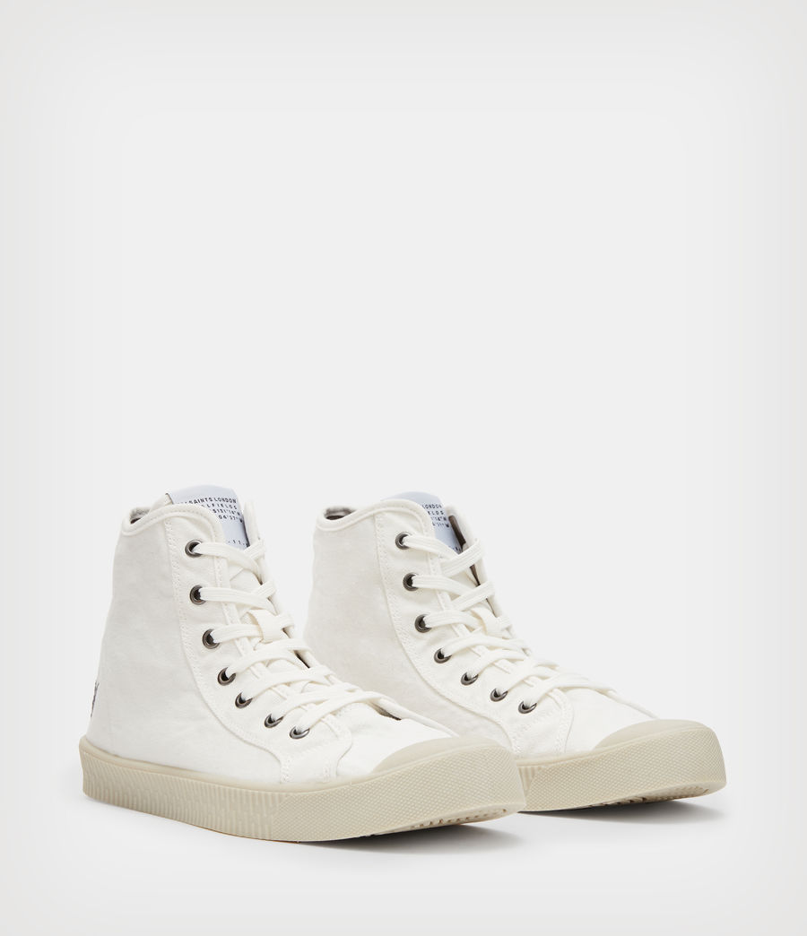 Men's Max High Top Trainers (white) - Image 5