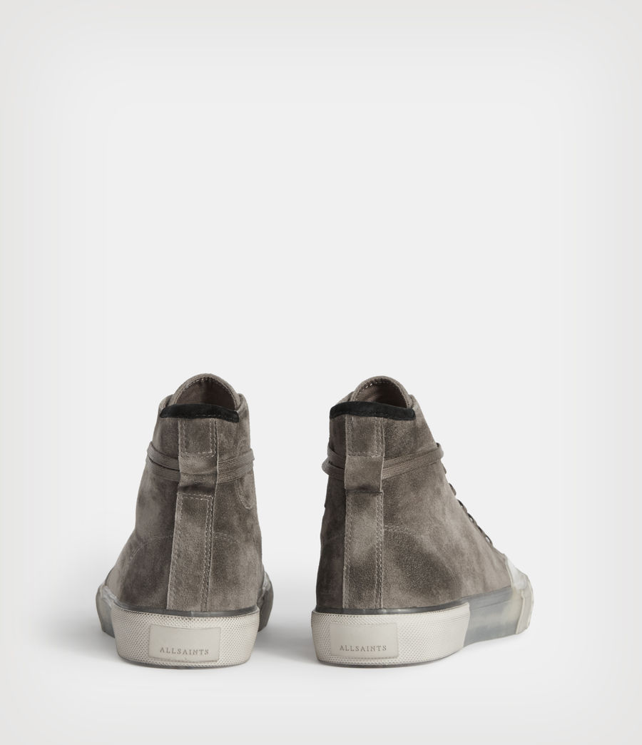 Mens Dumont High Top Suede Sneakers (slate_grey) - Image 8