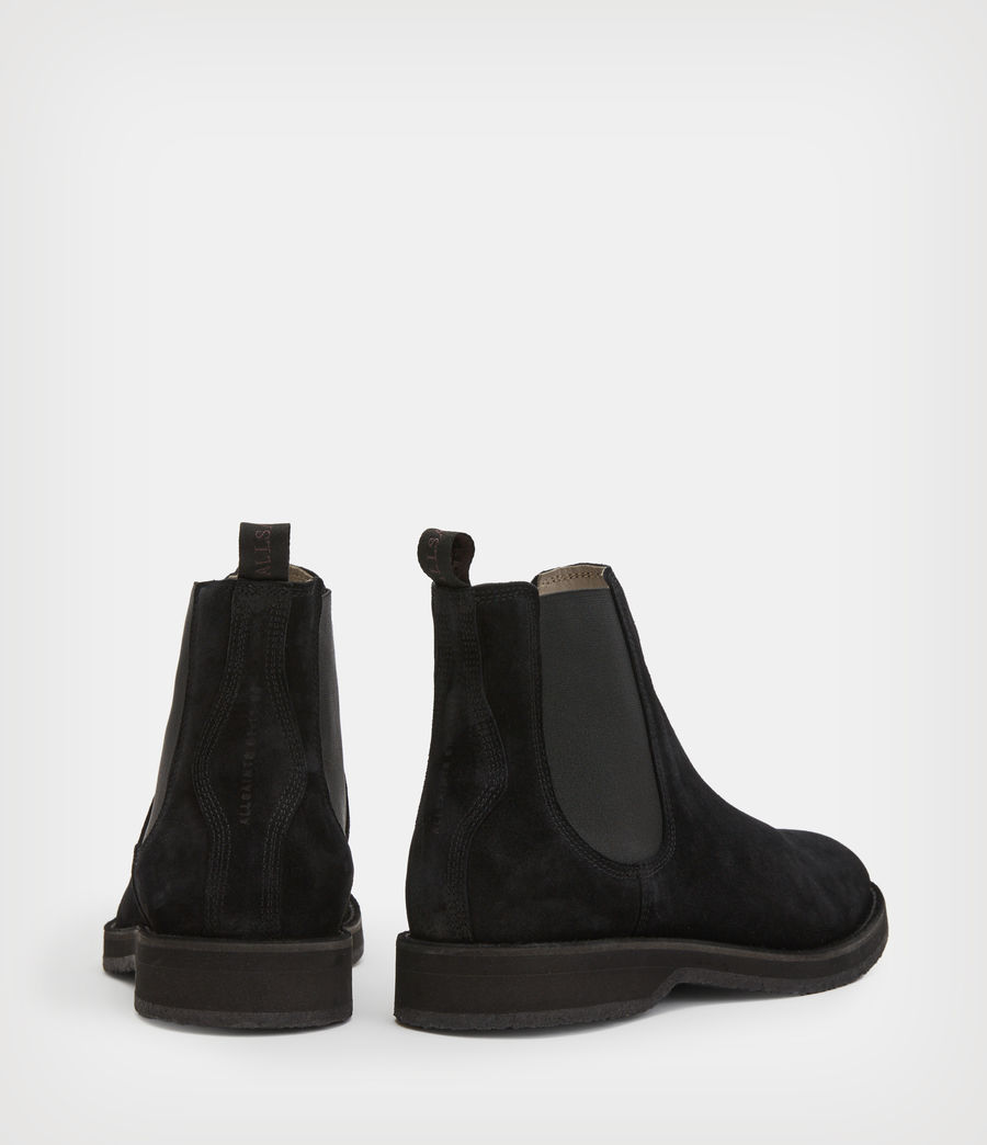 Men's Francis Suede Boots (black) - Image 5