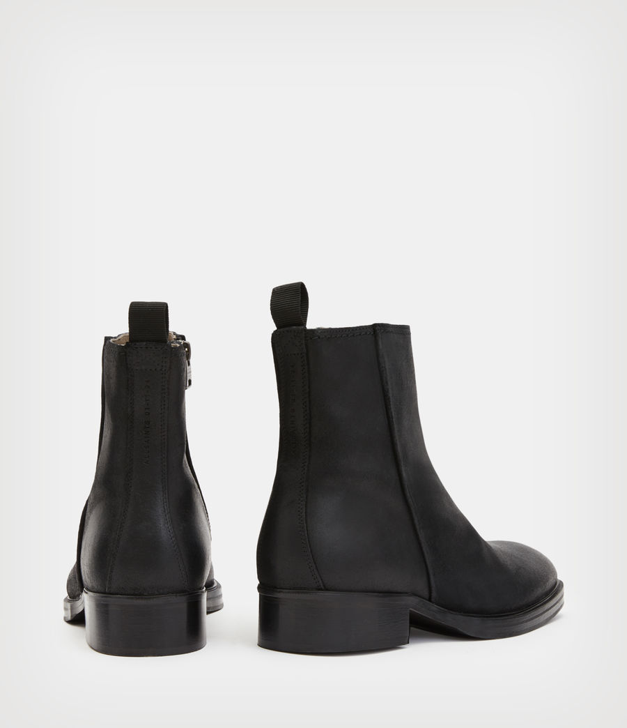 Men's Seth Leather Boots (black) - Image 4