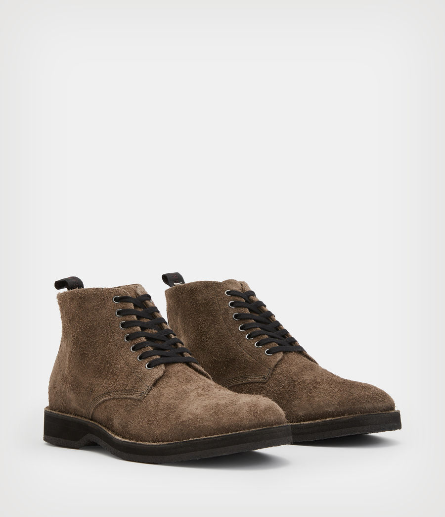 Men's Mathias Suede Boots (grey) - Image 3