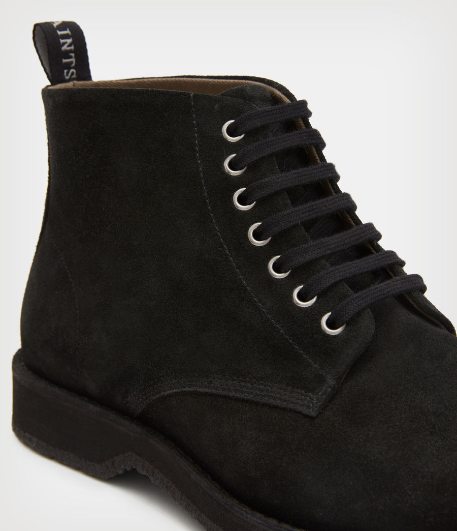 Men's Mathias Suede Boots (black) - Image 4