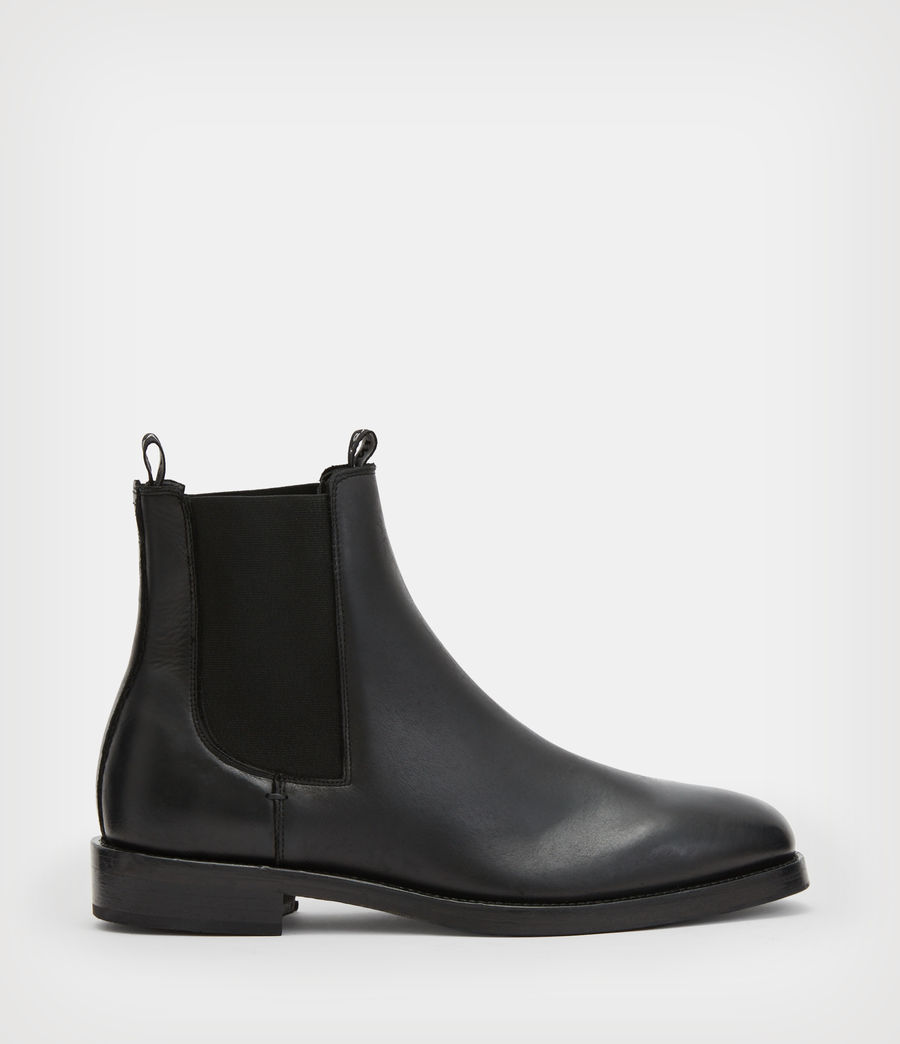 Men's Eli Leather Boots (black) - Image 1