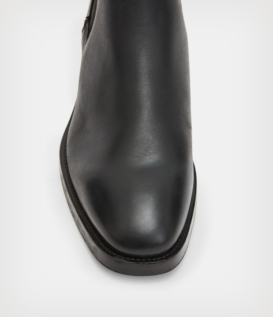 Men's Eli Leather Boots (black) - Image 3