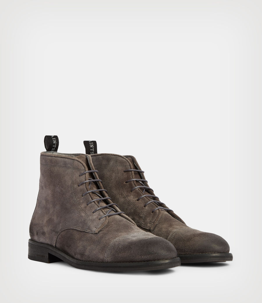 Men's Harland Suede Boots (charcoal_grey) - Image 5