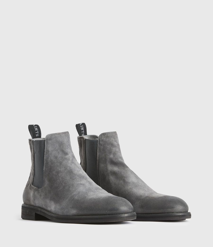 Men's Harley Suede Boots (charcoal_grey) - Image 3