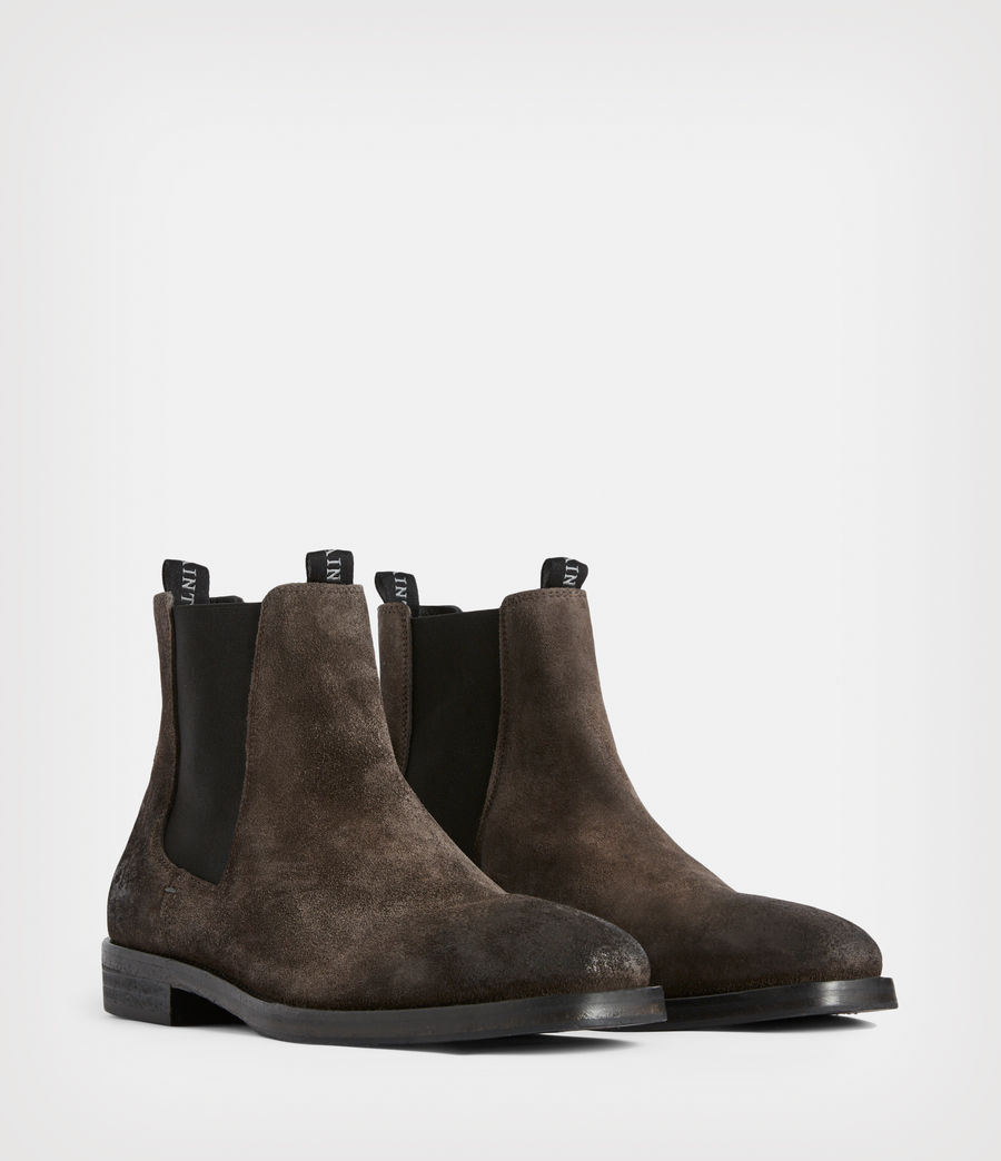 Men's Eli Suede Boots (grey) - Image 3