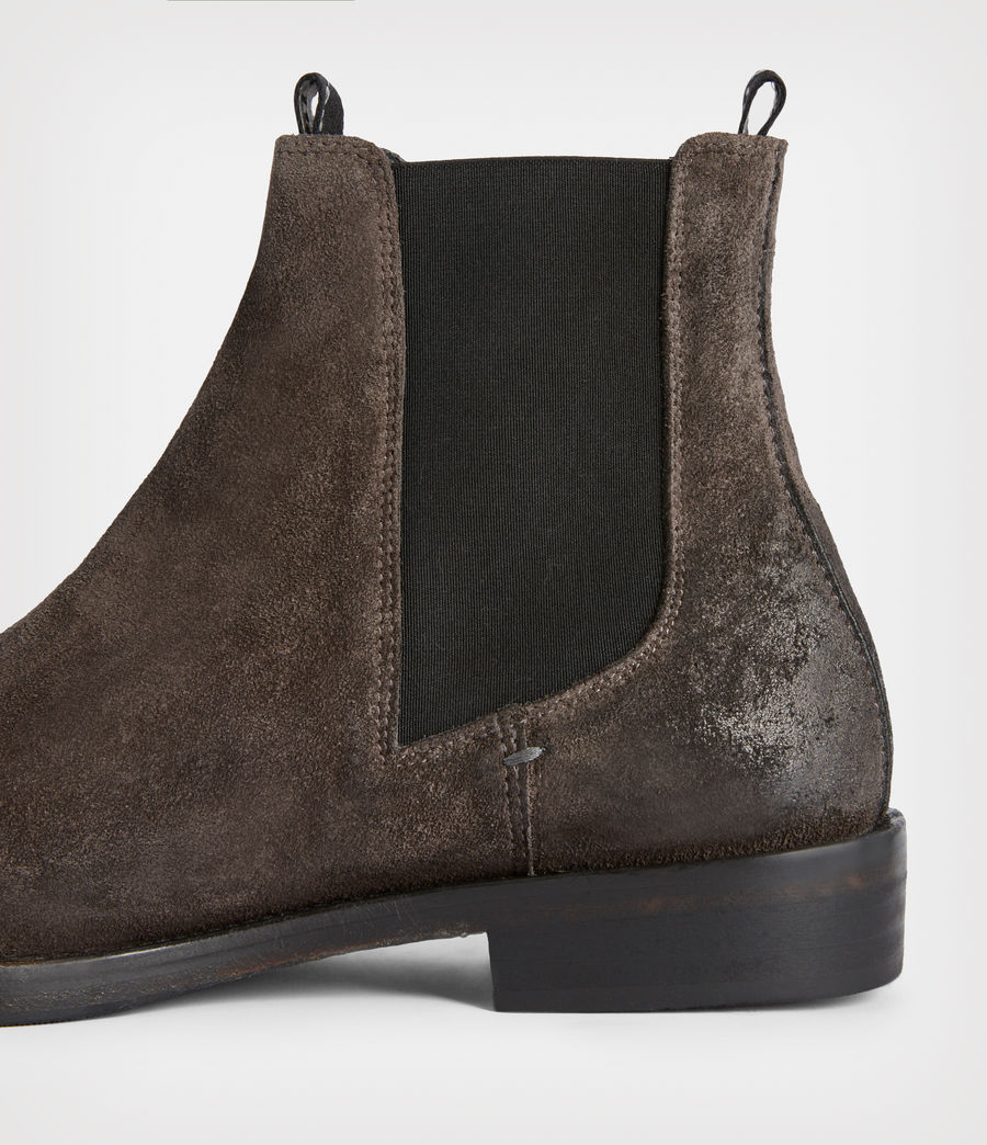 Men's Eli Suede Boots (grey) - Image 4