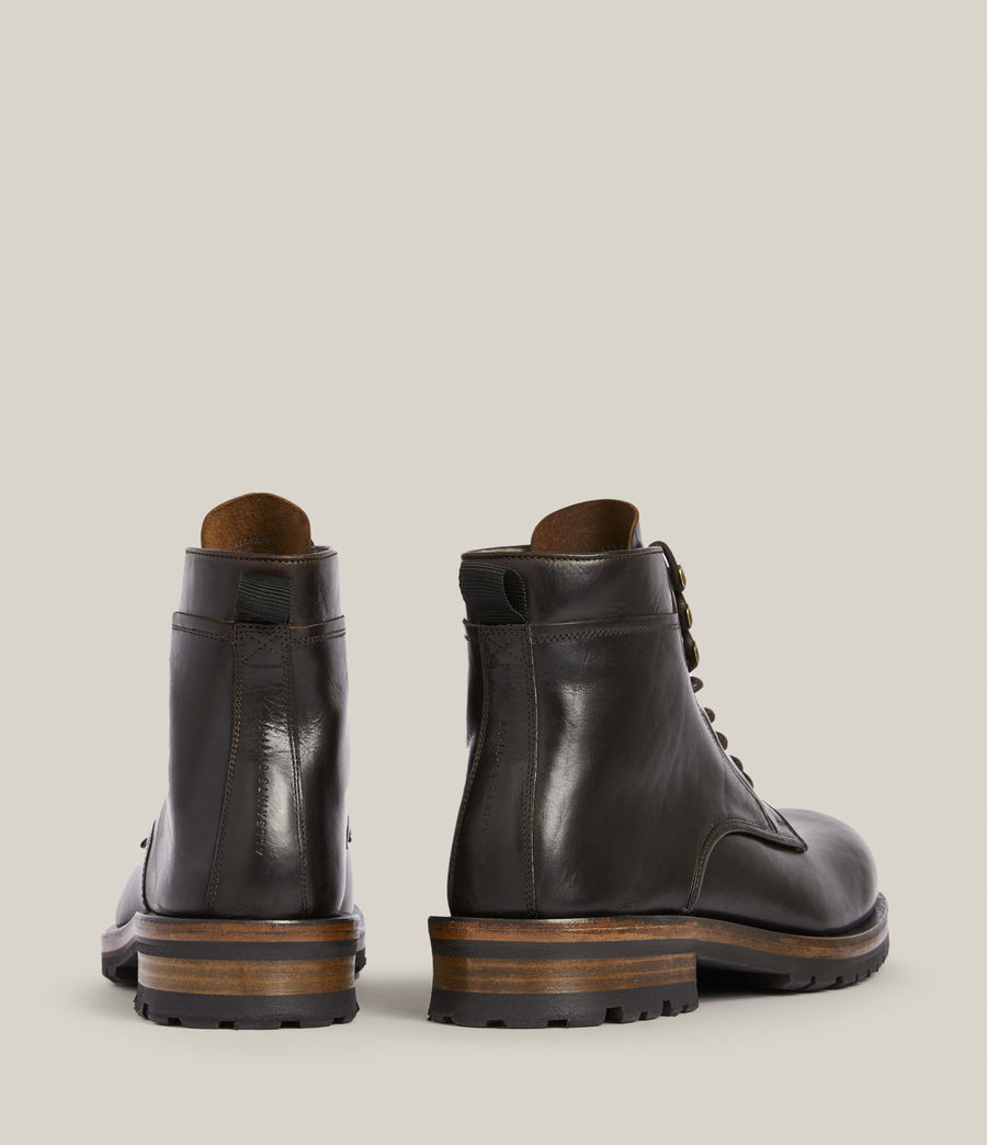 Men's Holster Leather Boots (bitter_chocolate) - Image 7