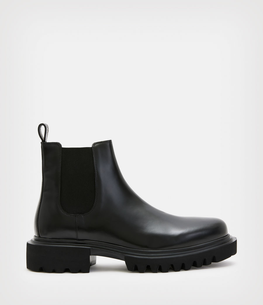 Herren Tarun Leather Chelsea Boots (black) - Image 1