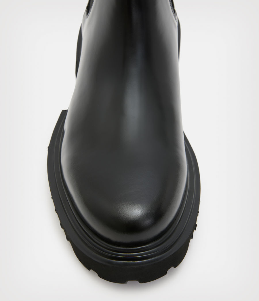 Herren Tarun Leather Chelsea Boots (black) - Image 2