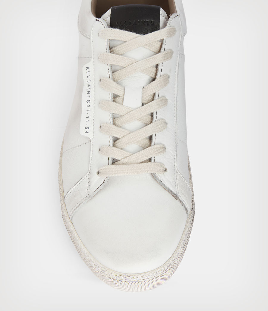 Mens Sheer Low Top Leather Trainers 