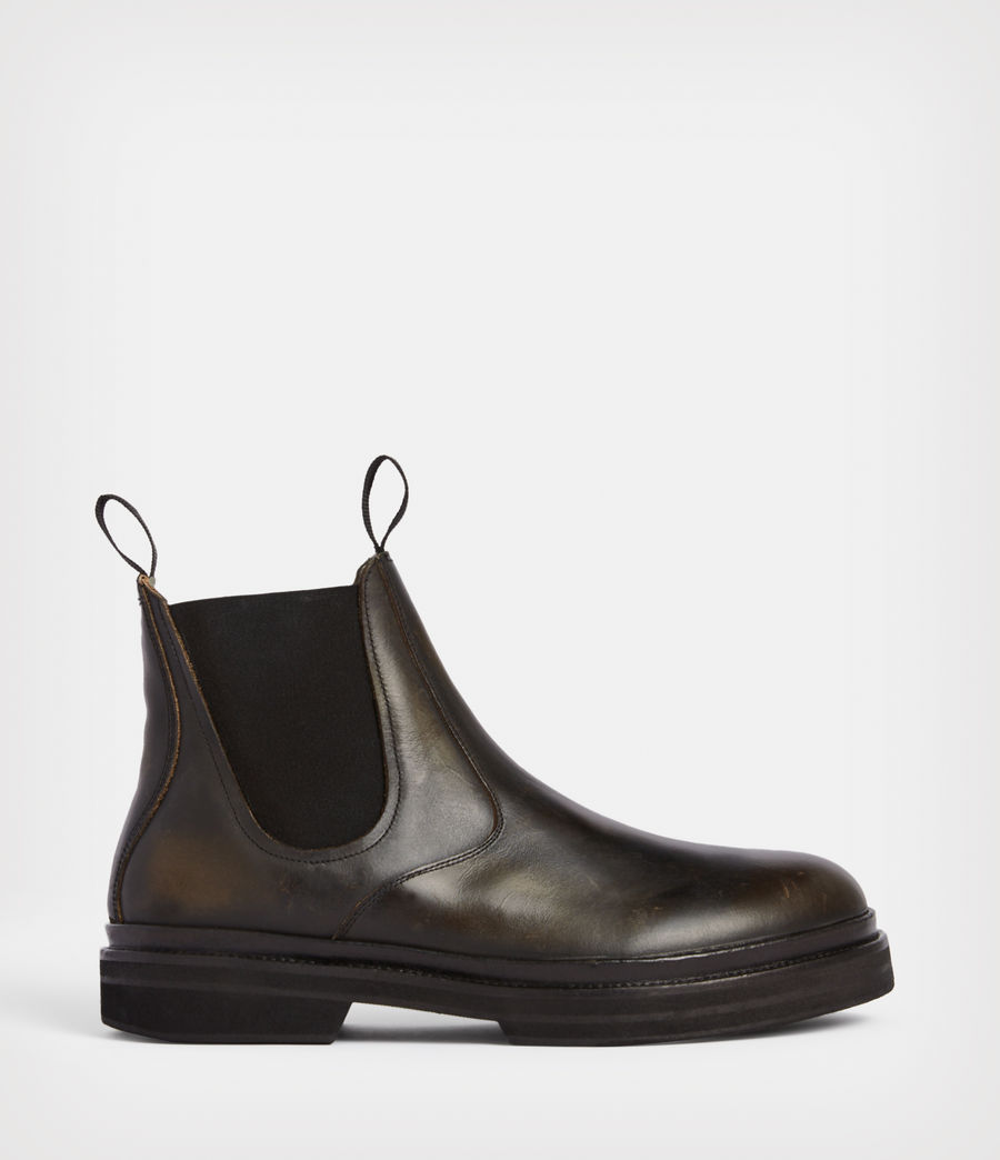 Mens Jonboy Leather Boots (dark_brown) - Image 1