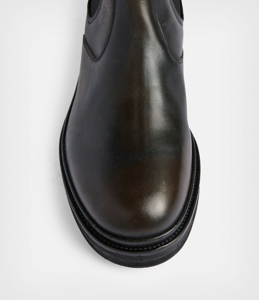 Hommes Jonboy Leather Boots (dark_brown) - Image 3