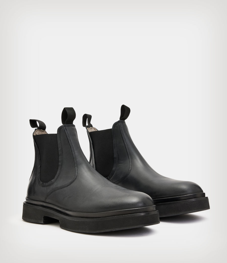 Mens Jonboy Leather Boots (black) - Image 4