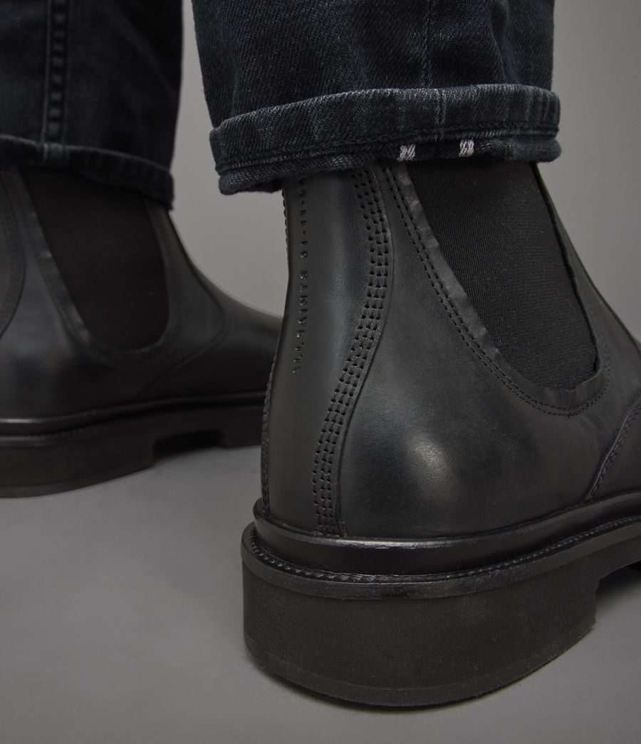 Mens Jonboy Leather Boots (black) - Image 5