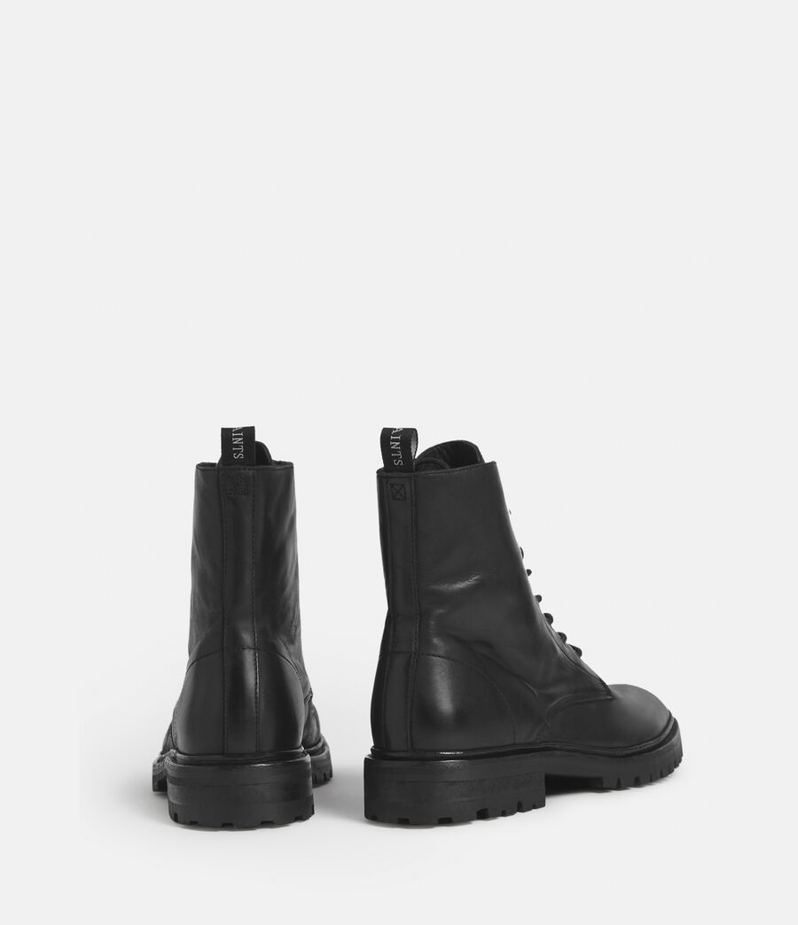 Men's Tobias Leather Boots (black) - Image 8