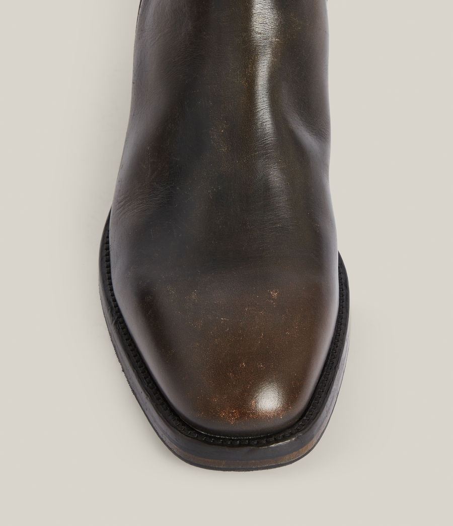Herren Langley Leather Boots (dark_brown) - Image 3