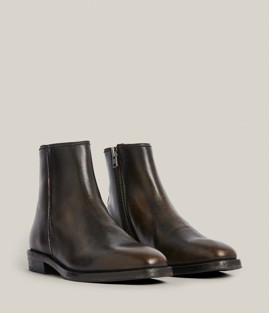 Herren Langley Leather Boots (dark_brown) - Image 5