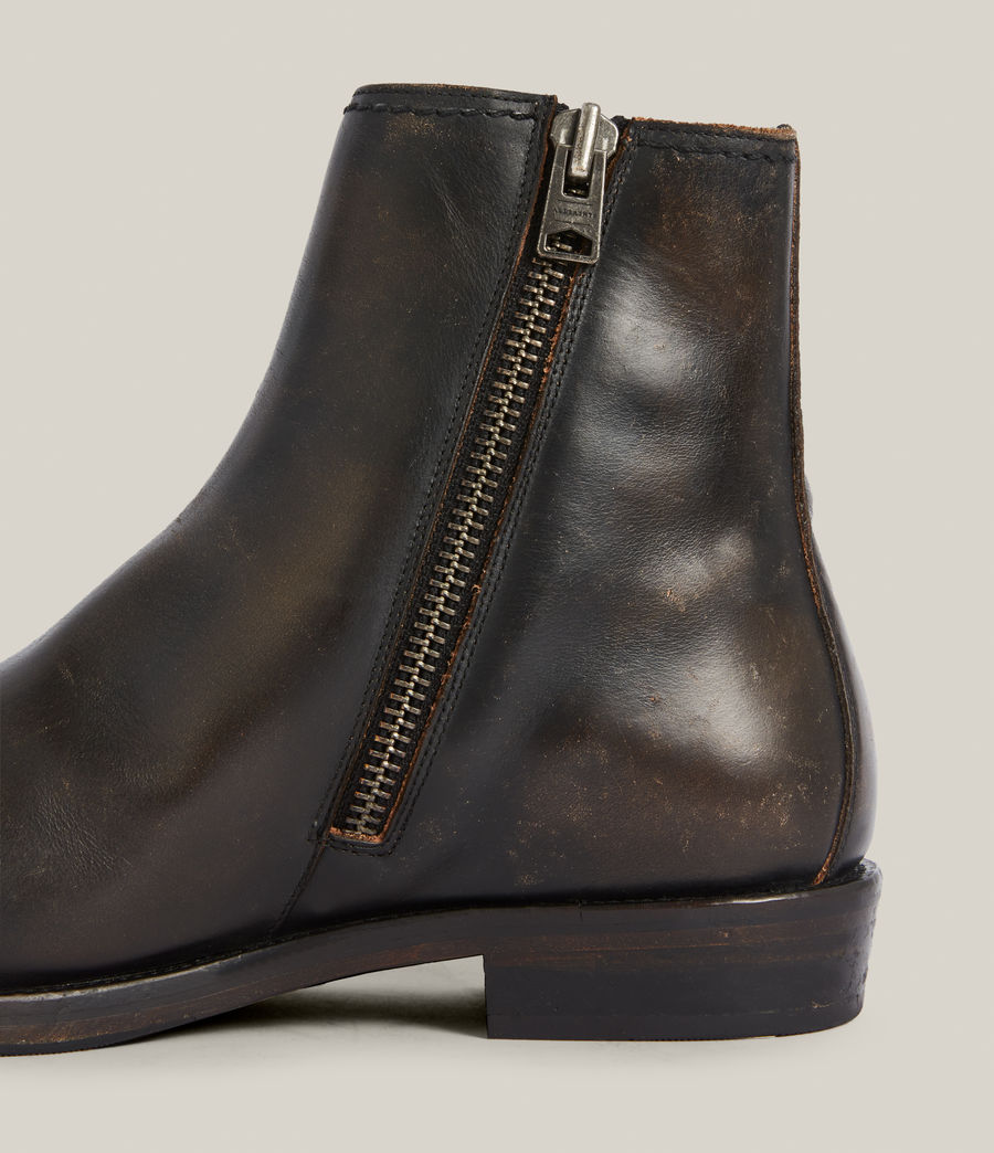Herren Langley Leather Boots (dark_brown) - Image 6