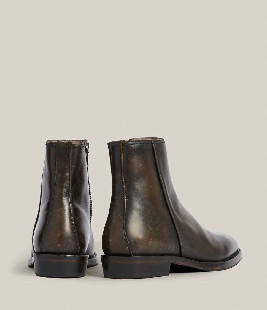 Herren Langley Leather Boots (dark_brown) - Image 7