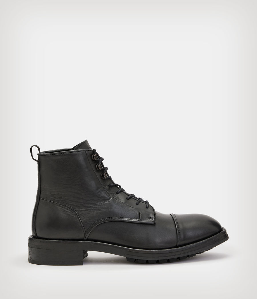 Herren Lambert Leather Boots (black) - Image 1