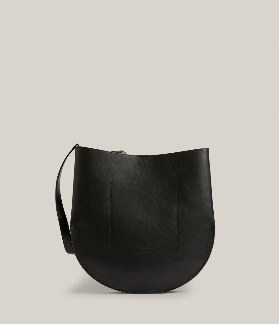Women's Beaumont Leather Hobo Bag (black) - Image 9