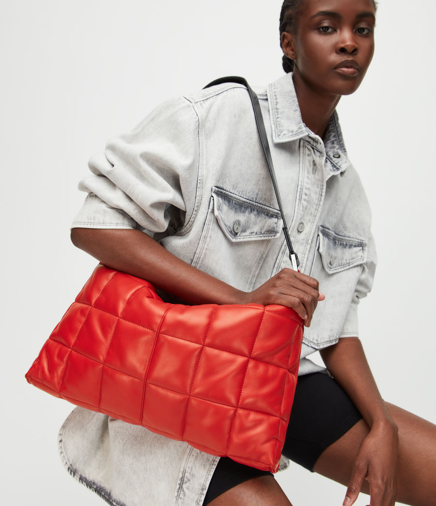 Femmes Edbury Leather Quilted Bag (gala_red) - Image 2