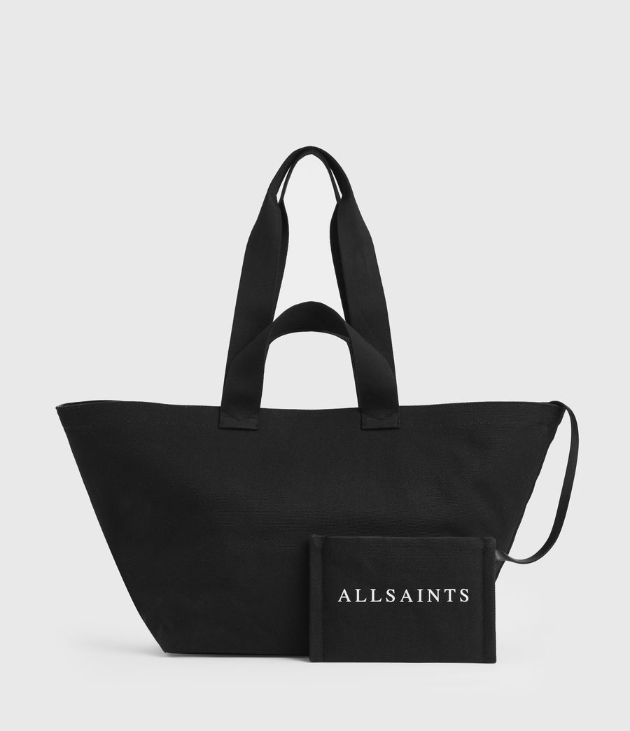 ALLSAINTS UK: Womens Printed Clarendon Tote Bag (black)