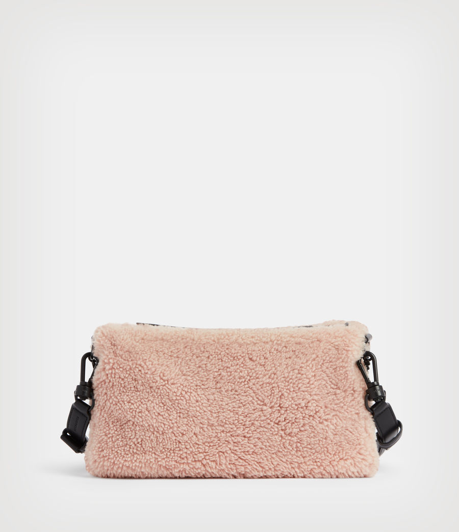 Womens Eve Shearling Crossbody Bag (alabaster_pink) - Image 7