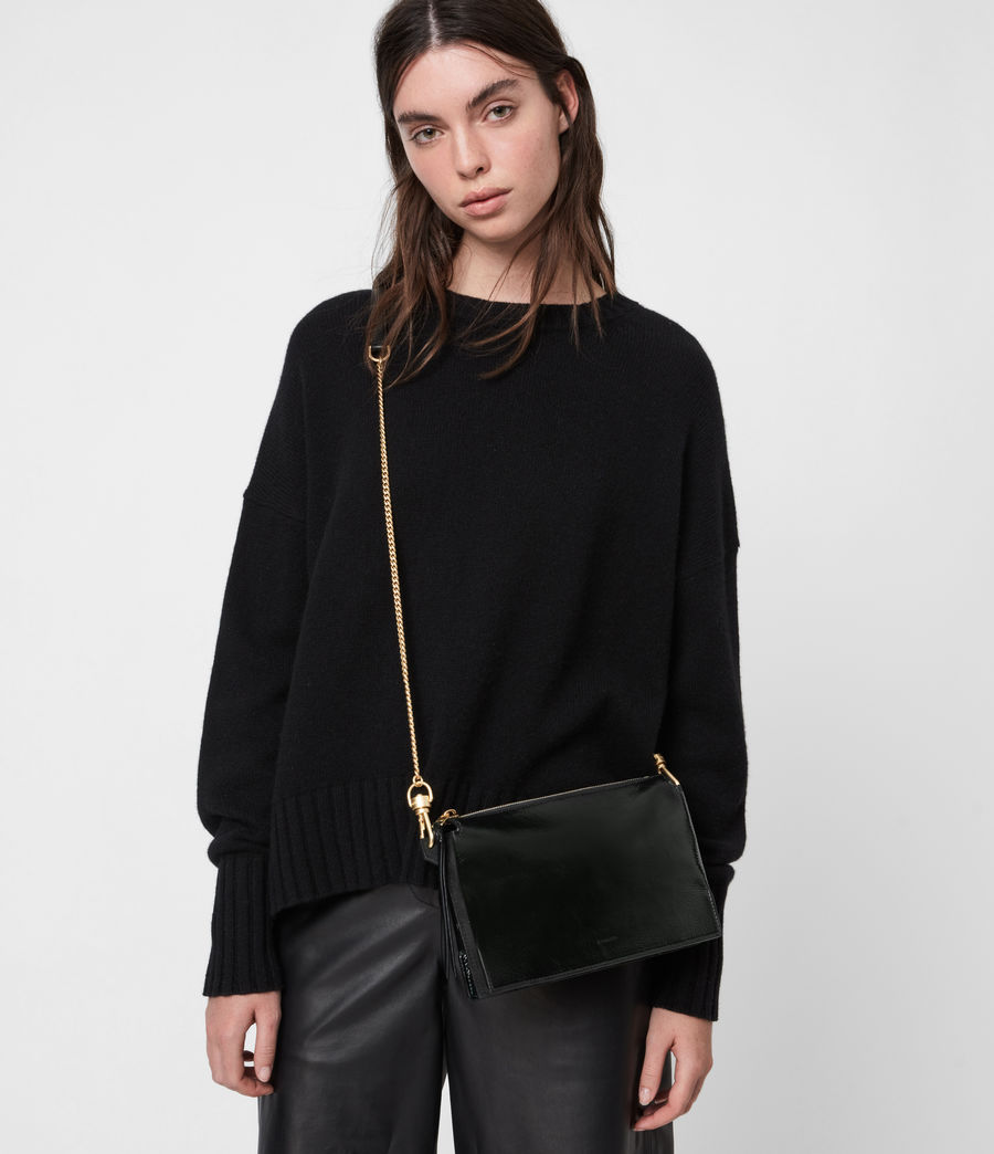 allsaints eve leather crossbody bag