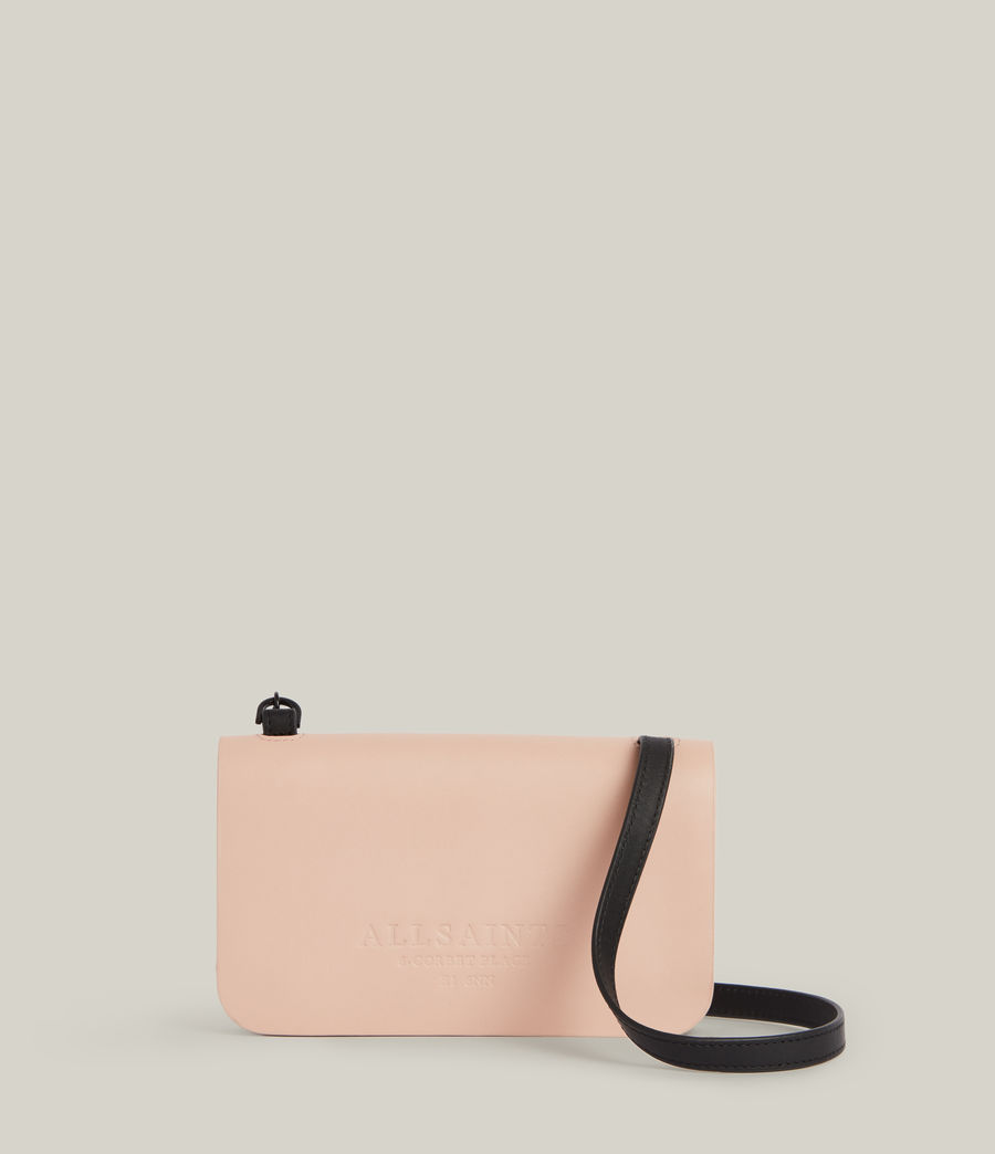 Womens Ludivine Leather Crossbody Bag (alabaster_pink) - Image 1