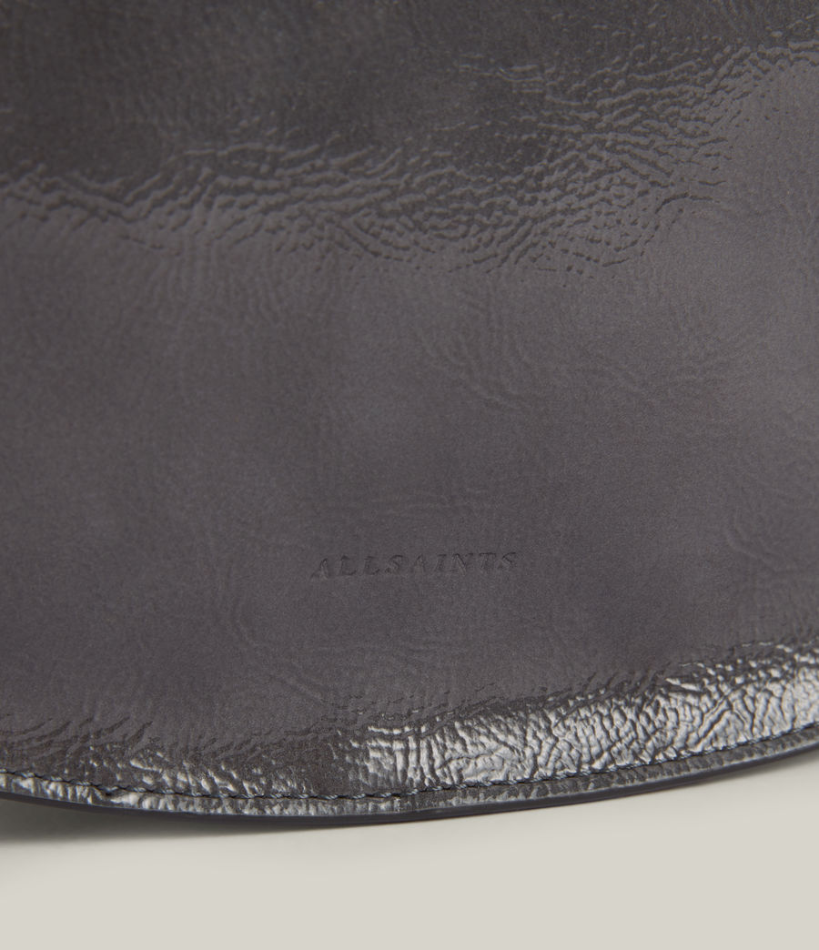 Womens Beaumont Leather Hobo Bag (ash_grey) - Image 6
