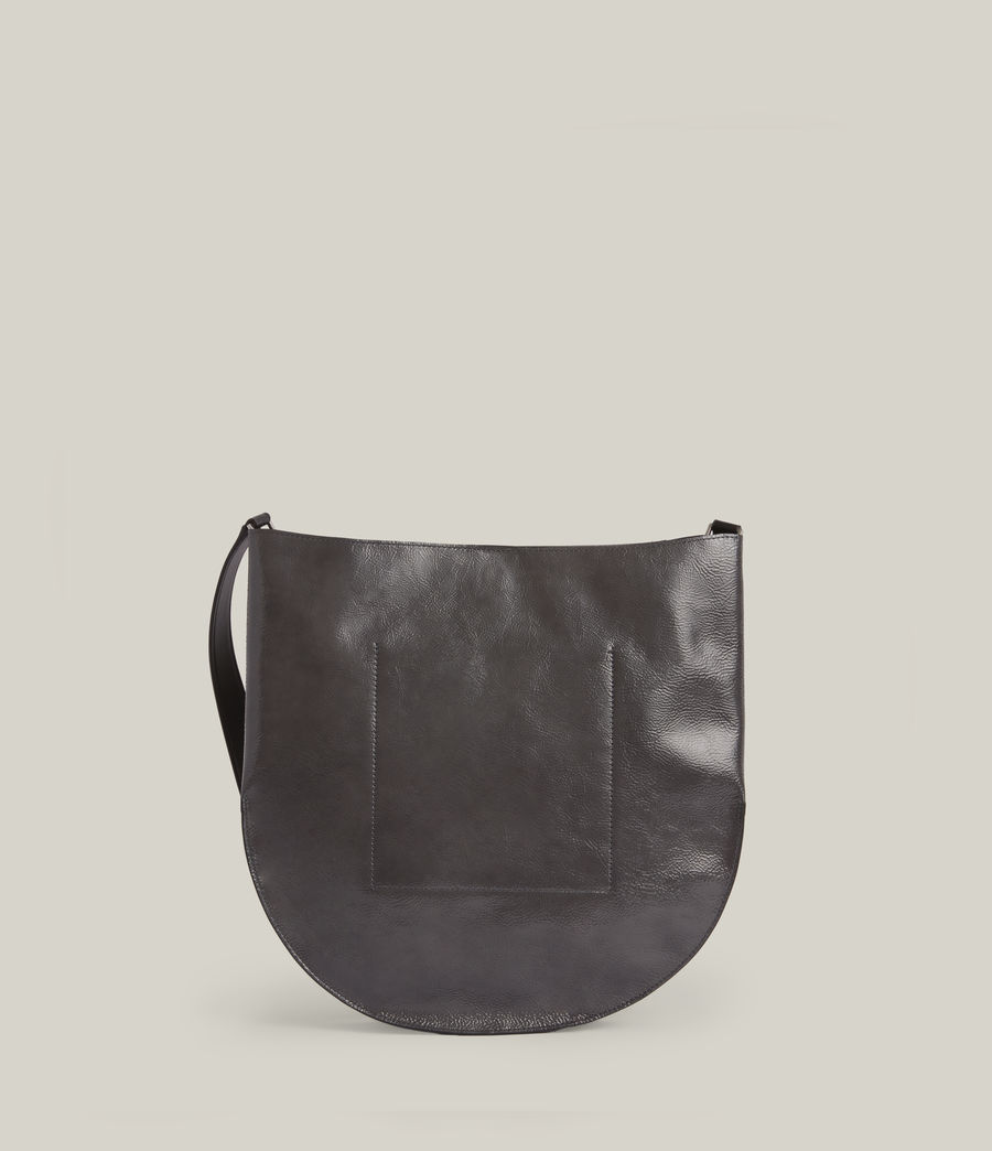 Womens Beaumont Leather Hobo Bag (ash_grey) - Image 7