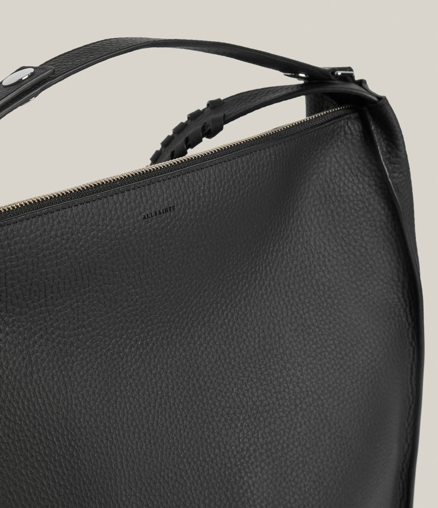 Women's Kita 2-In-1 Leather Backpack (black) - Image 6