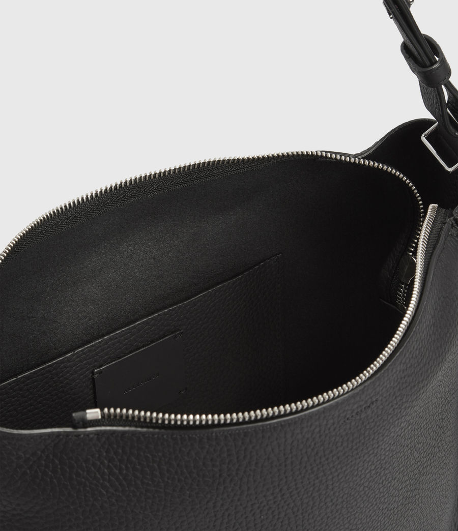 ALLSAINTS UK: Womens Kita Leather Crossbody Bag (storm_grey)