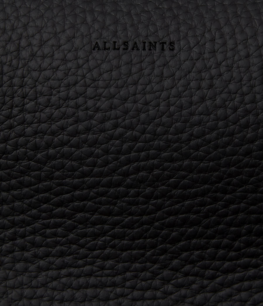 Womens Kita Leather Crossbody Bag (black) - Image 7